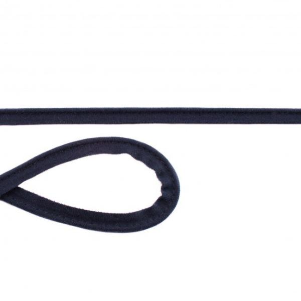 Baumwoll Jersey Paspelband Breite 10 mm Dunkelblau